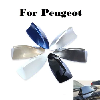 

car styling Fit Car Shark Fin Dummy Style Antena Aerials Decoration For Peugeot 308 GTi 4007 4008 407 408 508 607 iOn RCZ