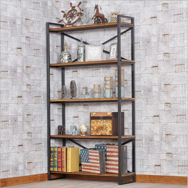 Online Get Cheap Iron Bookshelf -Aliexpress.com Alibaba Group Factory direct American retro wood wrought iron shelves Cabinets Cabinets Shelves bookshelves 20151 - Online Get Cheap Iron Bookshelf -Aliexpress.com Alibaba Group