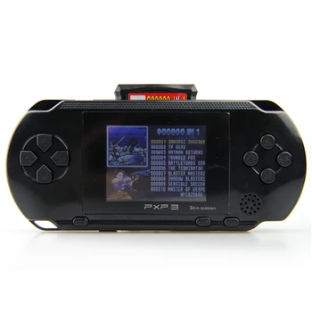 

JRGK Portable Game Child Game Consoles Console Video Game Player With 2 PXP3 Handheld Game Cards Joystick Slim Station Classic
