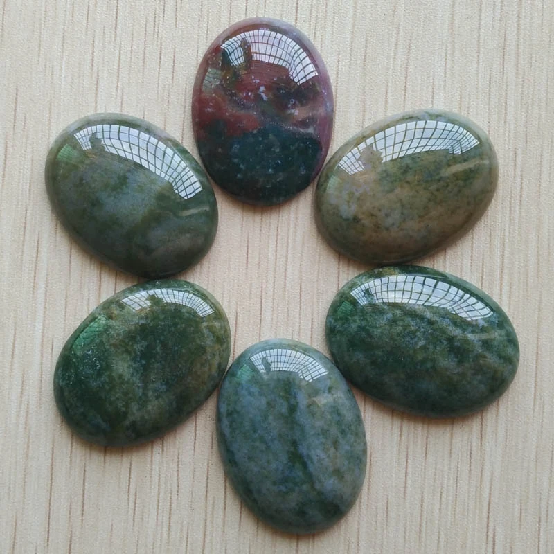 Wholesale 6pcslot good quality natural grey onyx Oval CAB CABOCHON 30x40mm charms beads for Diy jewelry making free shipping