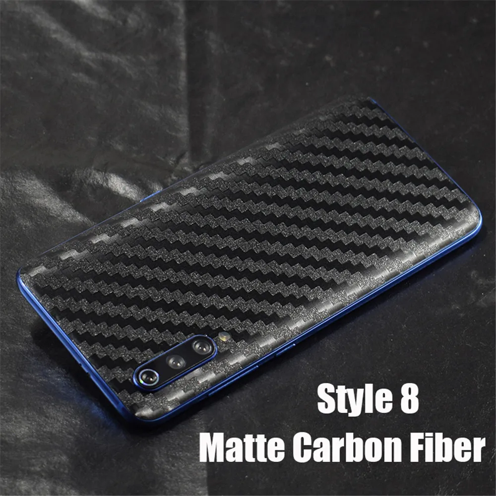 Phone Sticker For Xiaomi Mi Mi9 Mi 9 Mi 8 Lite A2 MiX3 Film Carbon Fiber Protective Sticker For Redmi Note 7 Redmi Note 5 6 Pro  (10)