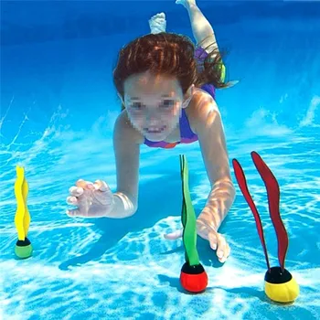 

3pcs Swimming Pool Toys Sea Plant Shape Diving Toys Underwater Fun For Swimming Training Pool Accessories