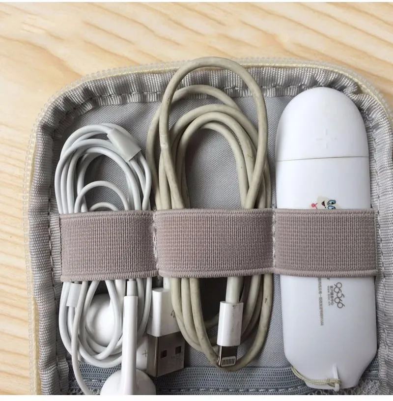 Оксфордская Ткань сумка для цифровых устройств кабель для передачи данных мышь Зарядка мобильных данных Мужские Путешествия Необходимые хранения Органайзер аксессуары