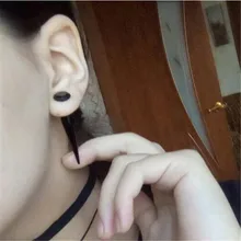 Для мужчин и женщин Поддельные беруши конусные датчики расширитель носилки пирсинг серьги ювелирные изделия искусственная перегородка Tragu пирсинг Bijoux De Corps