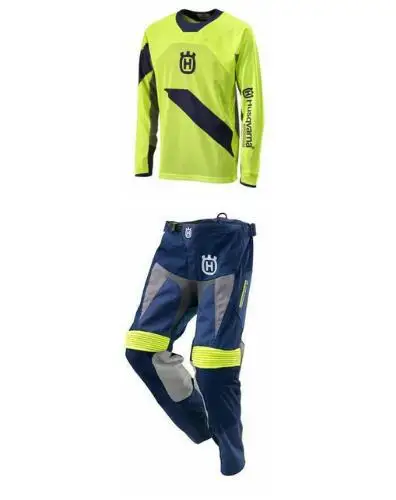 

2019 HUSQVARNA Brand new For Style Pants long Sleeve Racing Shirt Motocross Suit Racing Jersey Motorcycle suits