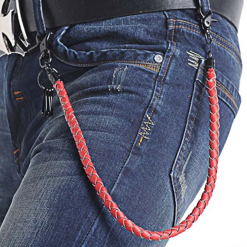 Для мальчиков Панк Пояс-цепочка на талию для мужчин и женщин s PU модные брюки цепь хип-хоп цепь для мужчин и женщин металлическая цепь 6 цветов