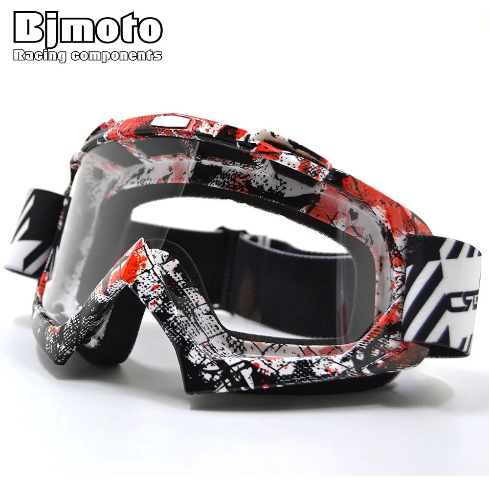 

Bjmoto Motorcycle motocross helmet goggles gafas moto cross dirtbike helmets glasses eyewear Adult motorbike Eyewear Goggles