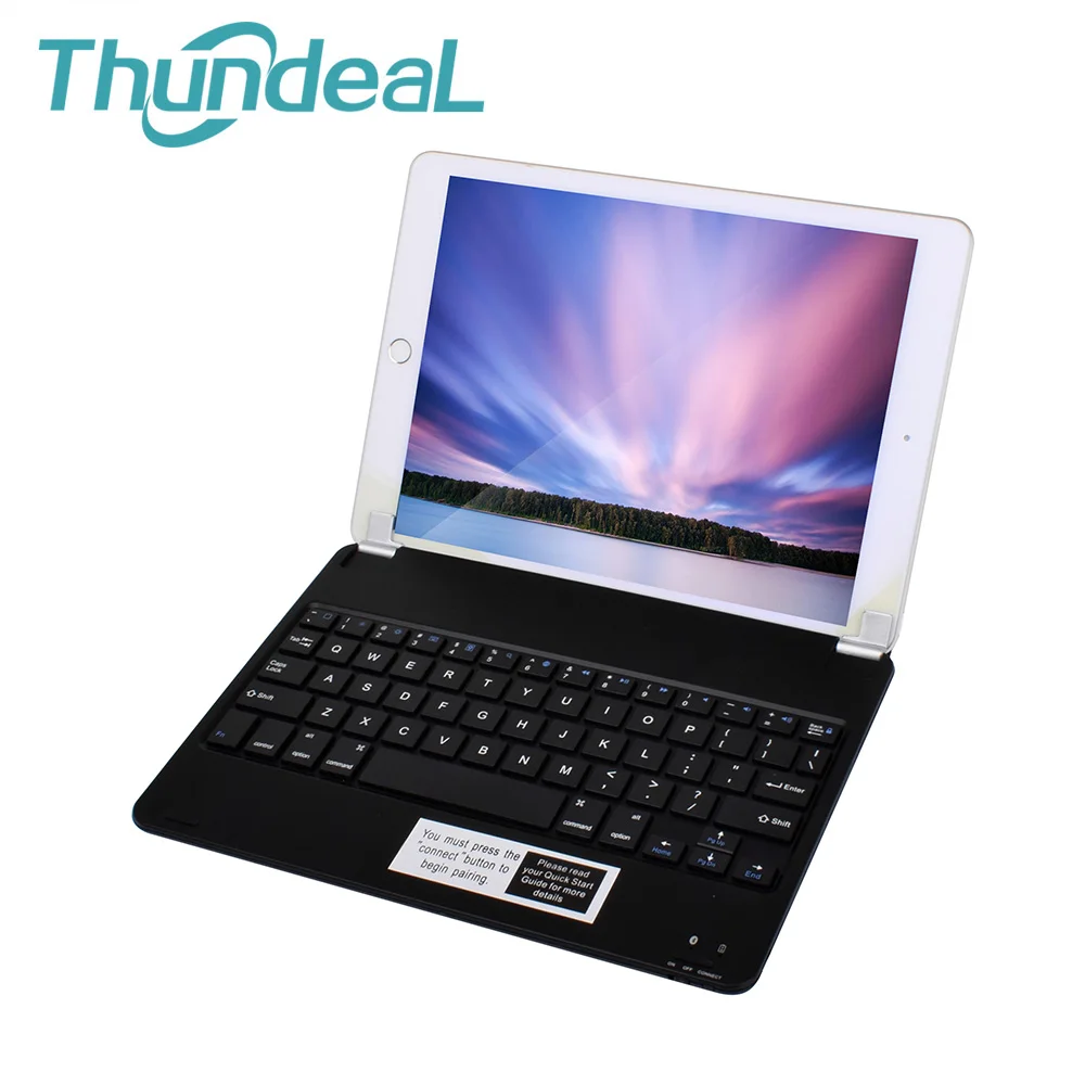 

ThundeaL Universal Bluetooth Keyboard Hard Shell Case for Apple Ipad 9.7 Inch Tablet Portable Rechargeable Wireless Keyboard