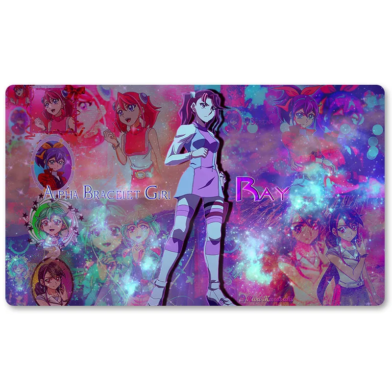

Many - Alpha Bracelet Girl Ray - Yu-Gi-Oh! Playmat Board Game Mat Table Mat for YuGiOh Mouse Mat