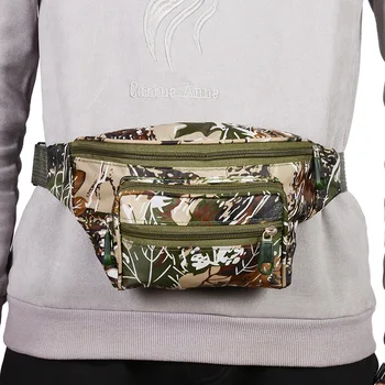 

Men Tactical Camouflage Moto Waist Packs Bags Belt Pouch Travel Fanny Pack Multi Function Shoulder Bag