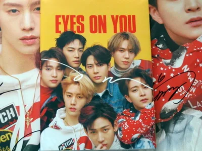 Альбом GOT7 GOT 7 с автографом альбом mini8th eyes on you CD + Фотокнига подписанный постер