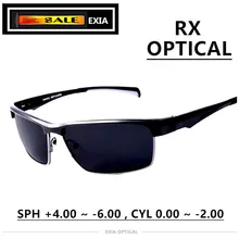 Поляризационные солнцезащитные очки, мужские, алюминиево-магниевые, высокое качество, очки по рецепту, линзы для близорукости, KD-180, серия EXIA, оптические