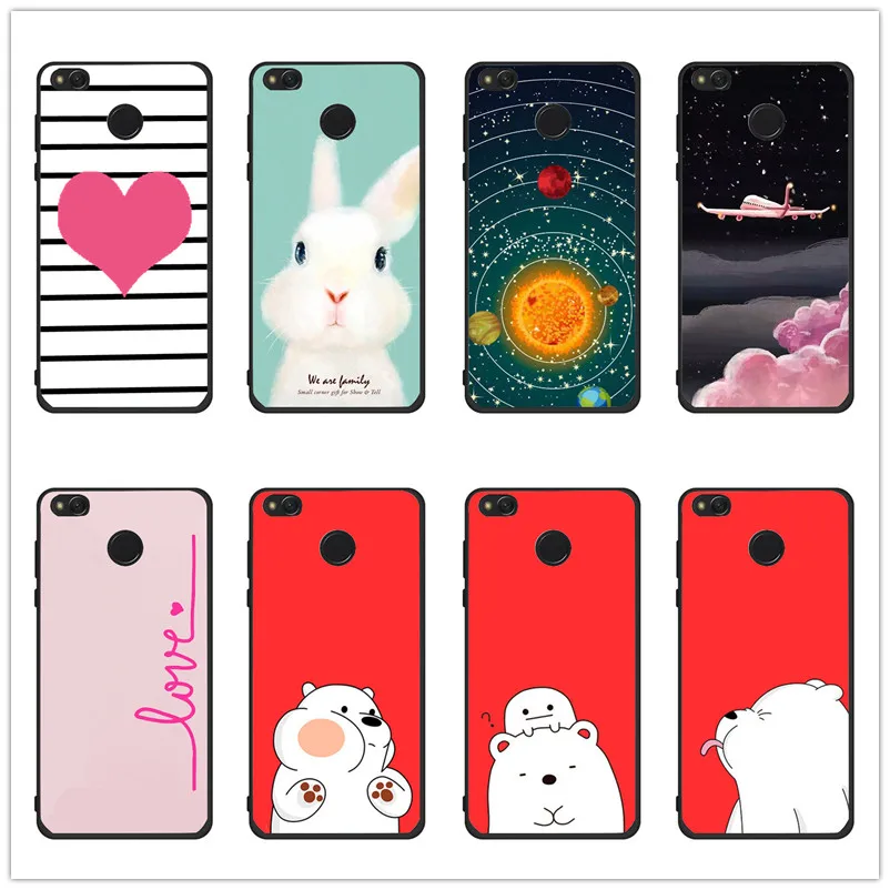 

3D Cute Bag Case for Xiaomi Redmi 4A 4X cover Soft Silicone TPU For Coque Redmi 4X 4A 5A A1 Note 4Case Cover Phone Cases