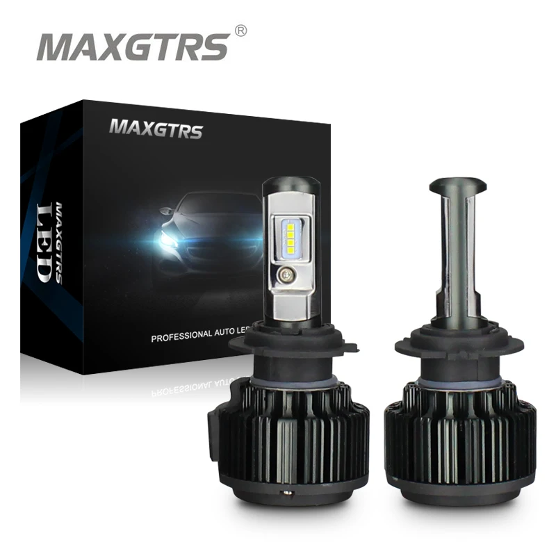 MAXGTRS H4 H7 H8 H11 9005 HB3 9006 HB4 9012 80W 8000Lm Car LED Headlight Conversion