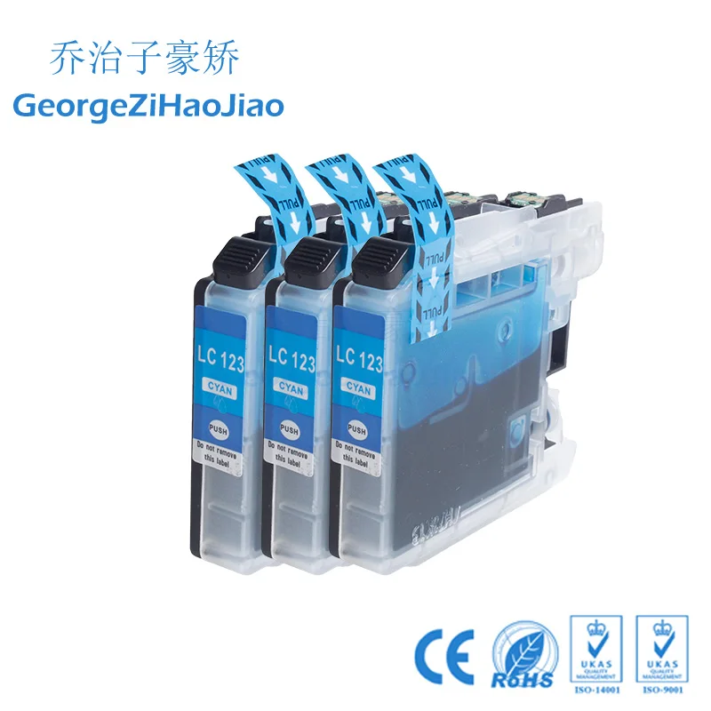 

3C LC123 Compatible Ink Cartridge for Brother LC123 LC127 LC121 LC129 for Europe printer