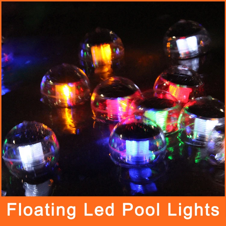 solar powered lamp floating led pool lights led for outdoor solar floating lights