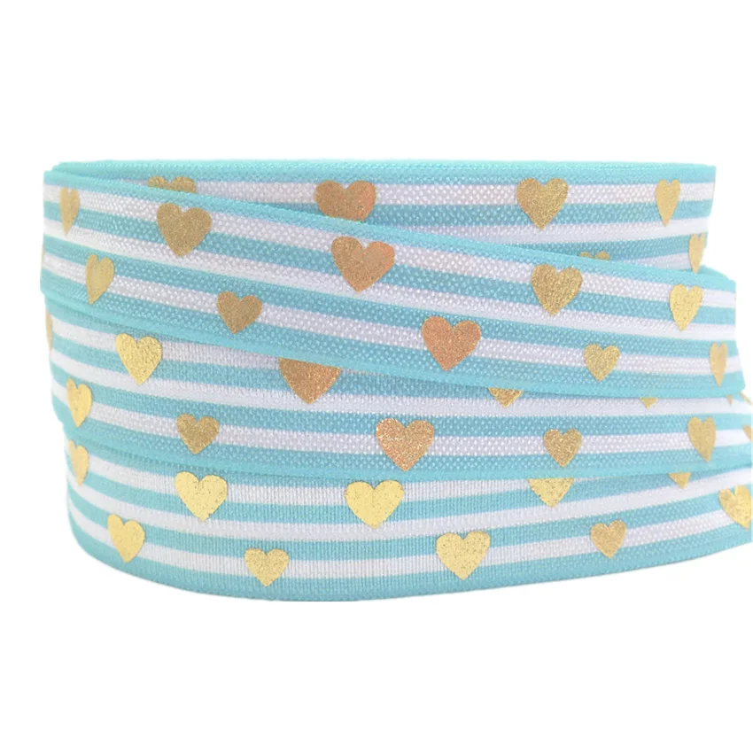 1M 3M 5M 5//8/" Baby Pink FOE Elastic Hair Ties Headbands
