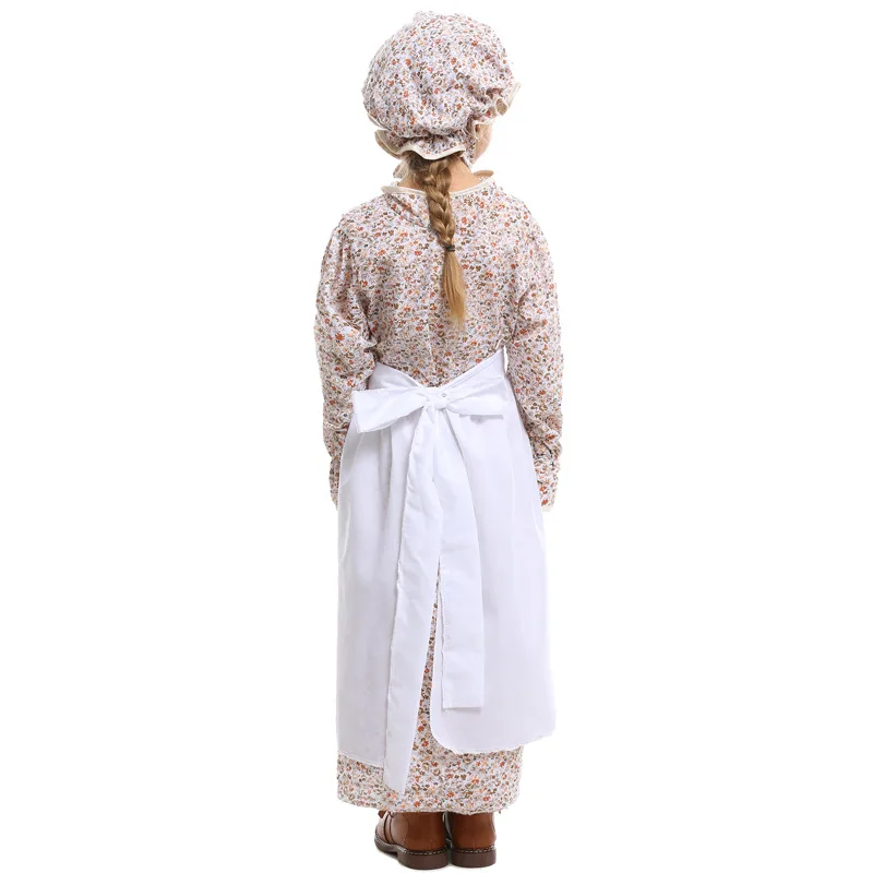 Umorden/милый костюм для девочек-пионеров в ранней Америке; костюм на Хэллоуин; нарядное платье для детей; Одежда для девочек-подростков