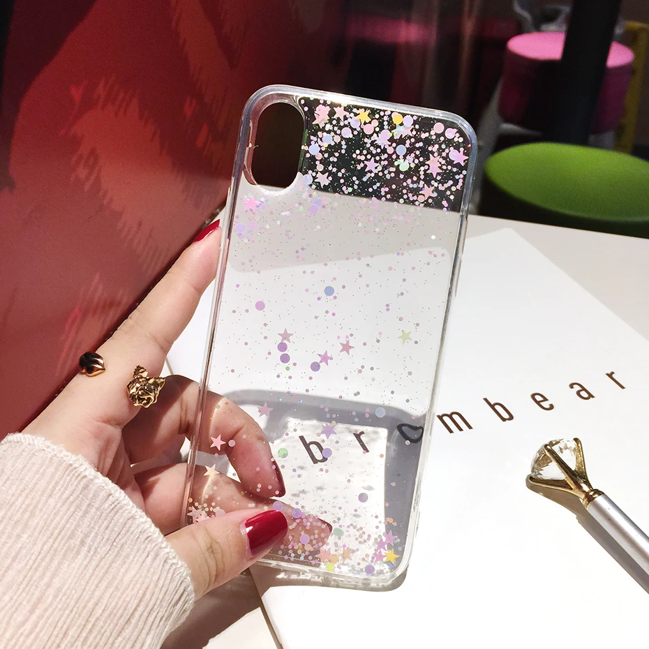 Чехол Qianliyao для Samsung S20 S10 S9 S8 plus S7edge Note 20 8 9 10 pro мягкий прозрачный | Мобильные