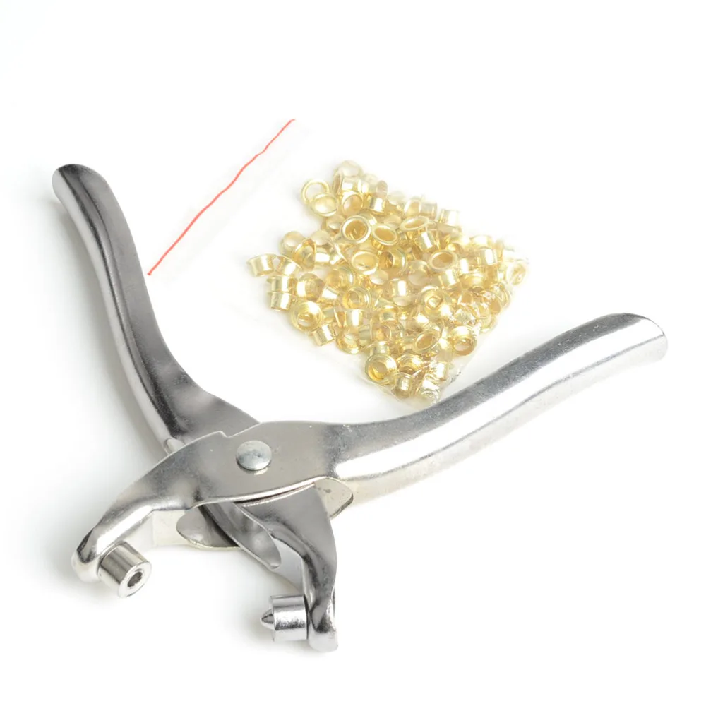 

Hot Scrapbook Eyelet Belt Holes Tool For Leather Strap Watch Band Bags Garment Holes Punches Eyelet Punch Pliers Sewing Tools