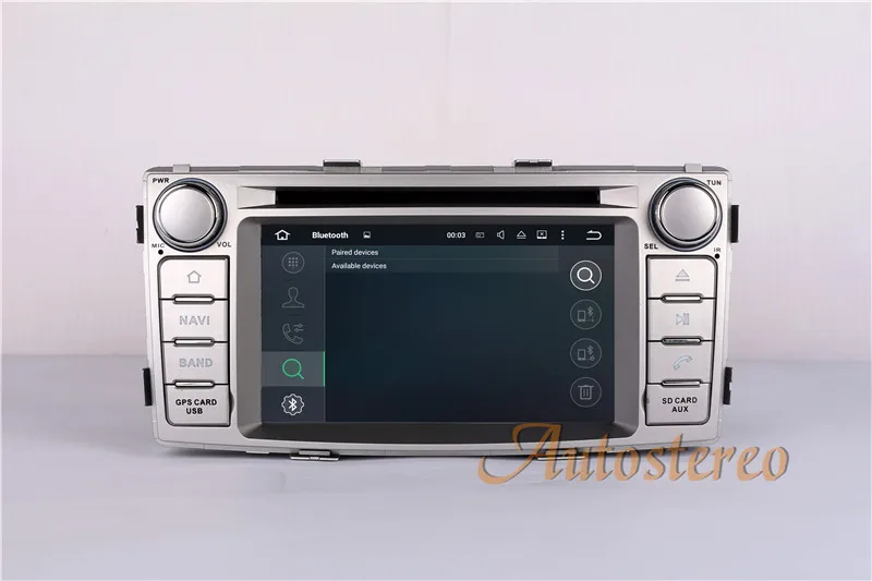 Perfect Android 9.0 Car CD DVD Player GPS navigation For Toyota Hilux Fortuner 2012-2014 Auto Stereo Unit Multimedia player radio SATNAV 34