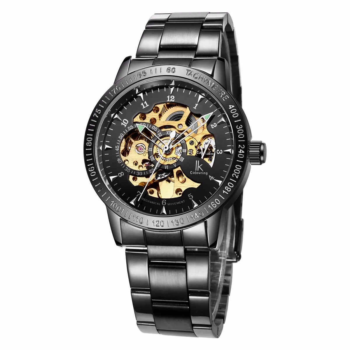 Мужские часы лучший бренд класса люкс из нержавеющей стали Скелет автоматические механические мужские наручные часы модные повседневные Relogio Masculino