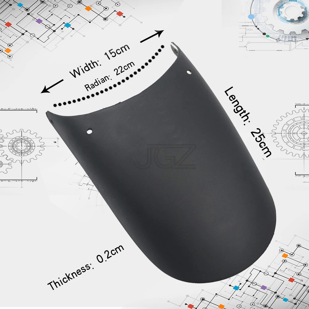 Переднее заднее колесо мотоцикла крыло брызговик удлинитель универсальный для Triumph Honda Chopper Harley Suzuki аксессуары