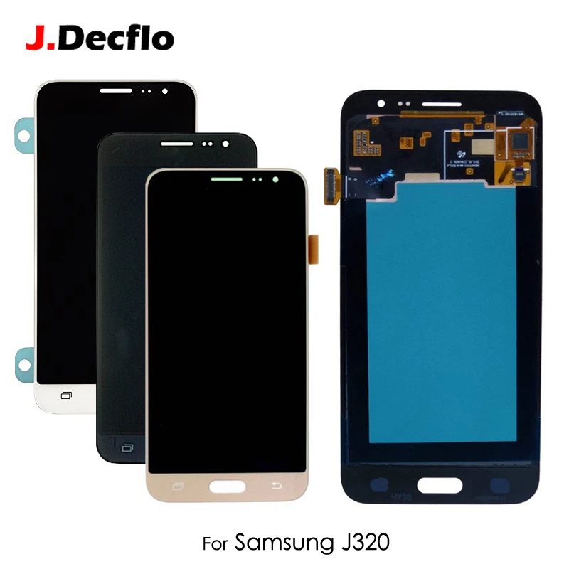 

TFT/AMOLED For Samsung J320 J3 J320M J320P J320Y J320F LCD Display Touch Screen Digitizer Full Assembly Replacement