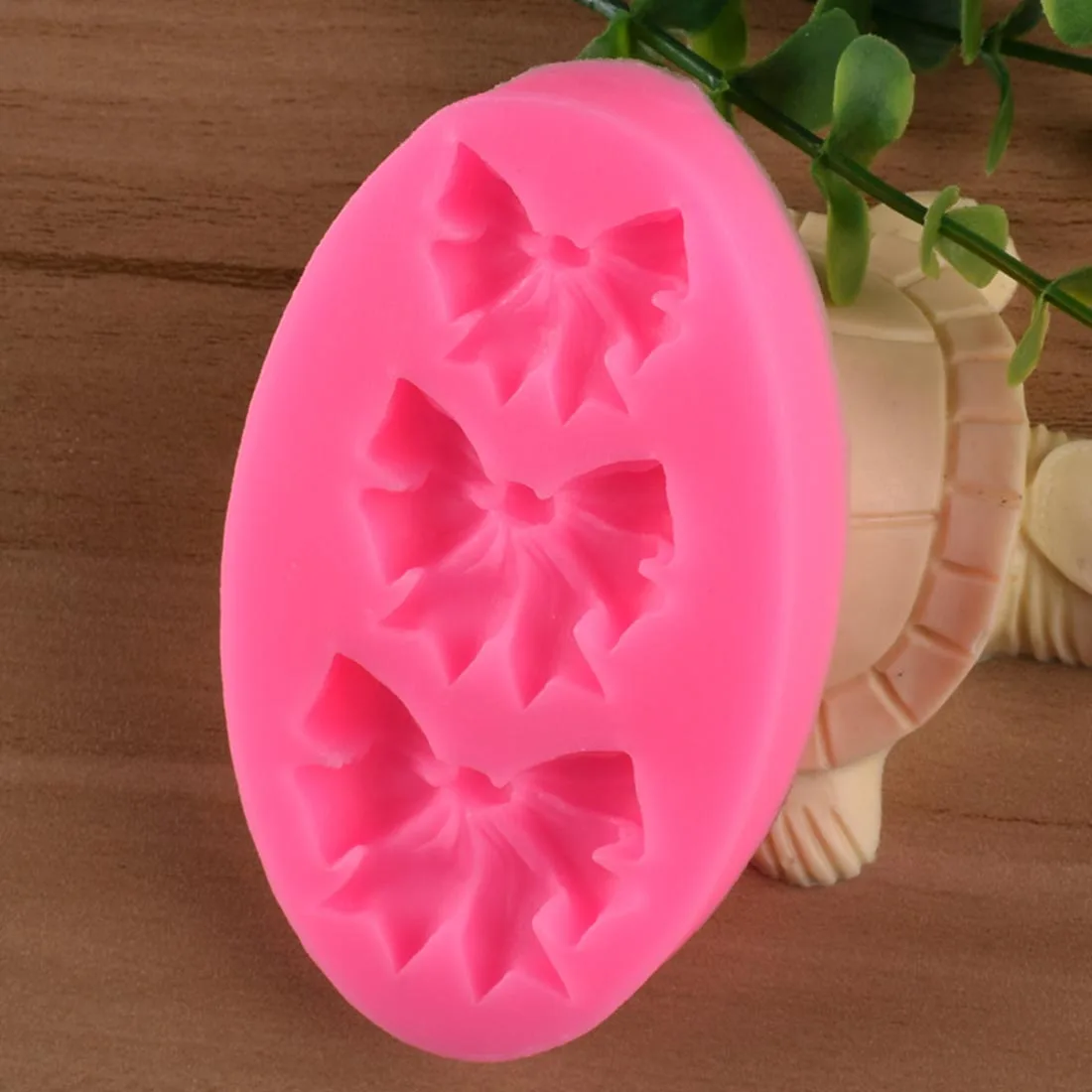 DIY украшение в виде банта для торта инструменты шоколада силиконовая форма
