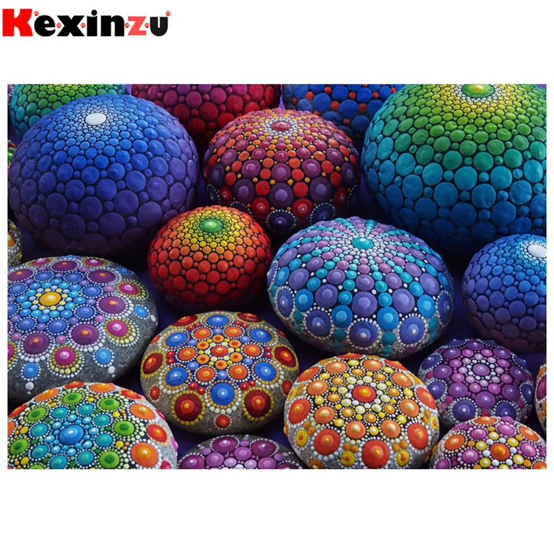 kexinzu Full Square/Round 5D Diy Diamond Painting Cross Stitch &quotMandala&quot 3D Embroidery Mosaic Home Decor Gift K99 | Дом и сад
