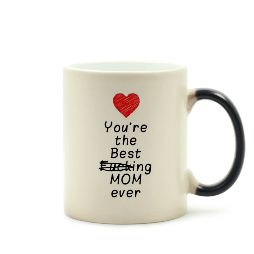 Funny Holiday wishes Color Changing Mugs Magic heat sensitive Coffee