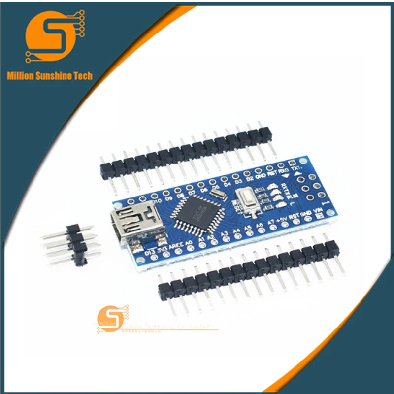 Для arduino Nano V3.0 контроллер ATMEGA328P ATMEGA328 CH340+ USB кабель