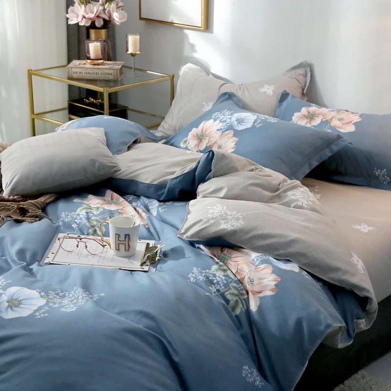 Us 24 21 10 Off Best Wensd Spring Summer Autumn Winter Comforter Bedding Sets 3 4pcs King Size Bedding Set Flat Bed Cover Bed Sheet Ropa De Cama In