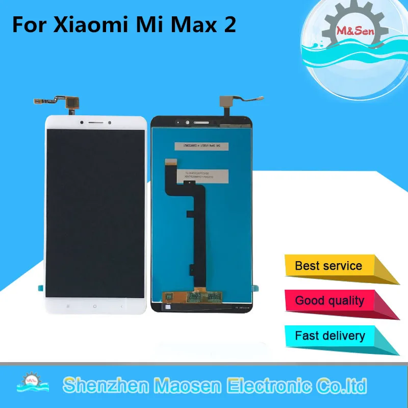 

M&Sen For 6.44" Xiaomi Mi Max 2 LCD Screen Display+Touch Panel Digitizer For Xiaomi Mi Max 2 Replacement Lcd Display Frame