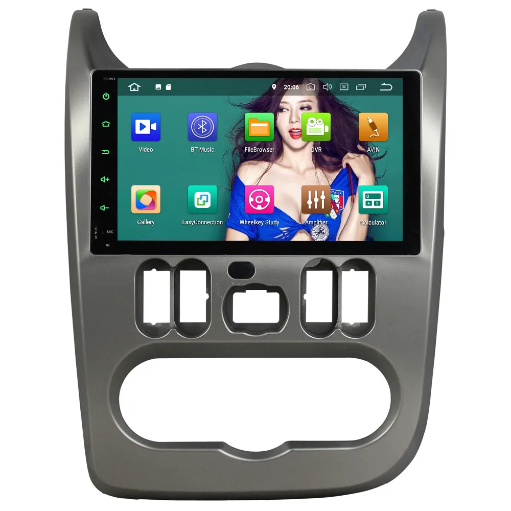 Excellent KLYDE 9" IPS 4G Android 8.0 Octa Core 4GB RAM 32GB ROM RDS Car DVD Player Radio For Renault Dacia Duster Logan Sandero 2015 2016 1
