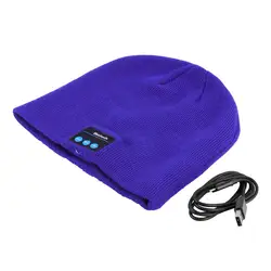 New New Bluetooth Music Soft Warm Beanie Hat With Stereo Headset Speaker Mic Headphone Wireless Hands-free Cap