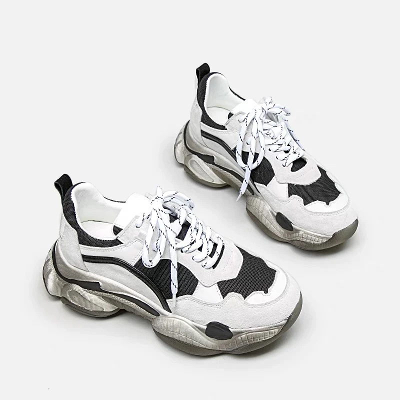 Igu Schwarzes Wanderschuhe Atmungsaktive Schuhe Sneaker Buty Für Spitze Frauen königliches Blau Flache Damskie Mode Up Turnschuhe Sportowe A4nrAq6