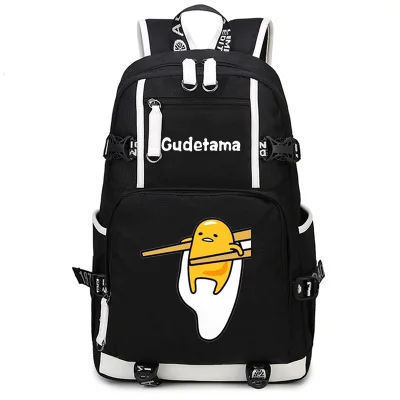 Gudetama Rugzak Anime Cosplay Nylon Schooltas Reistassen Gudetama Rugzak Anime Cosplay Nylon Schooltas Reistassen