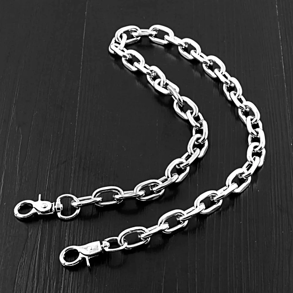 

Womens/men Hip hop Big Ring Waist Pants Chain Trousers Chain