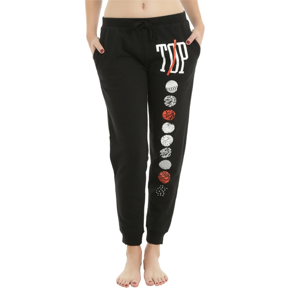 

2018 Winter Cotton Harm Pants High Waist Women Warm Long Pants Print Patchwork Front Bandage Casual Pencil Sweatpants Plus Size