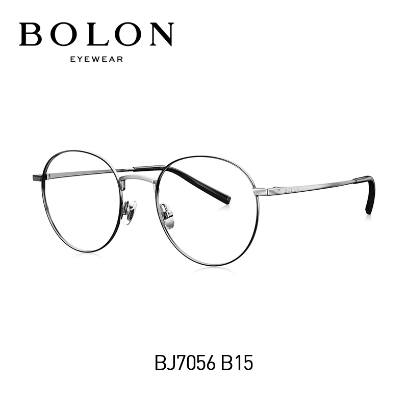 BOLON оправа для мужских очков Маленькая круглая рецептурная оправа для глаз для мужчин и женщин Оптические очки для близорукости стеклянные очки BJ7056 - Цвет оправы: B15