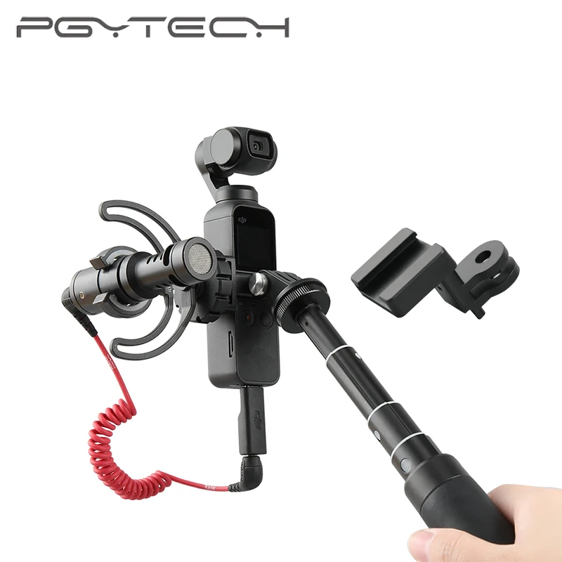 

PGYTECH OSMO Pocket Adapter Holder Data Port to Cold Shoe and Universal Mount for DJI OSMO POCKET Handheld Gimbal Accessories