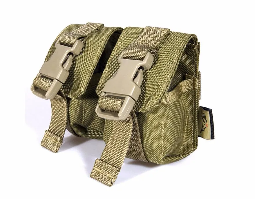 FLYYE MOLLE Двойная Сумка для гранаты, военная походная сумка CORDURA G005