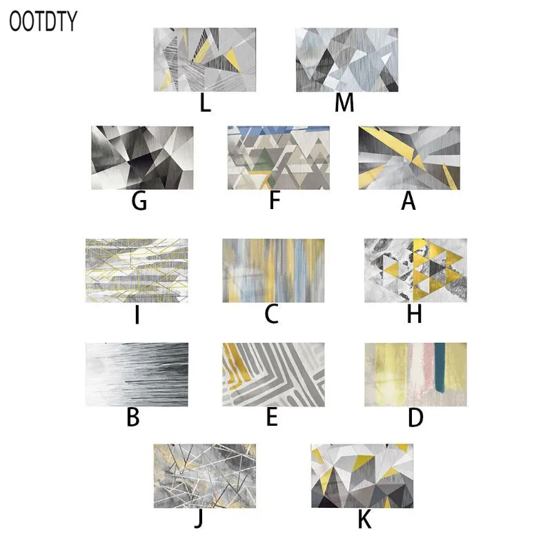 

60x90CM Nordic Style Rectangle Area Rug Geometric Abstract Stripe Triangle Floor Carpet Sofa Floor Mat Bedroom Living Room Decor