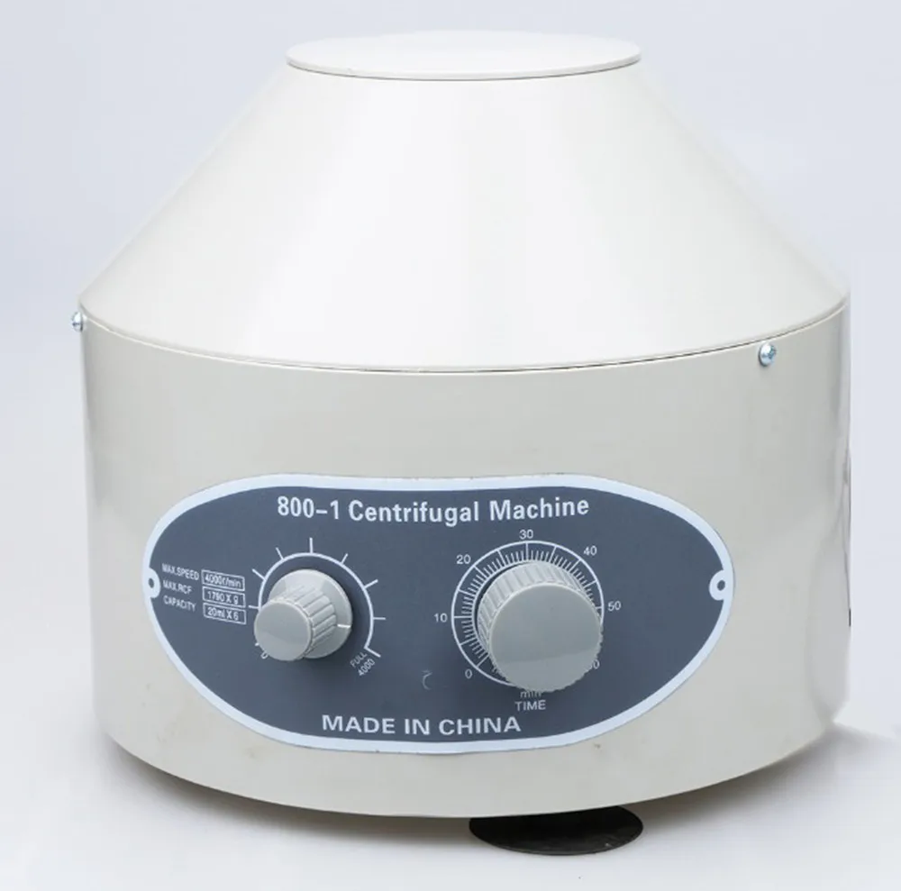 

110V OR 220V EU/US PLUG 800-1 Electric Lab Centrifuge Laboratory Medical Practice Supplies 4000 rpm 20 ml x 6 1790 g