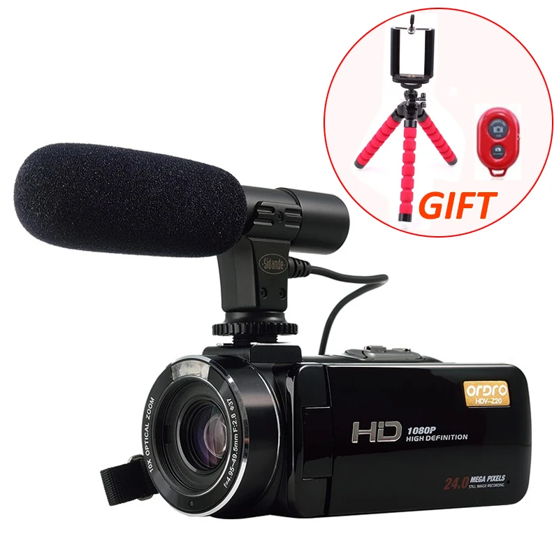 Full HD 1080P 30FPS Wifi Camcorder Portable Digital Video Camera with