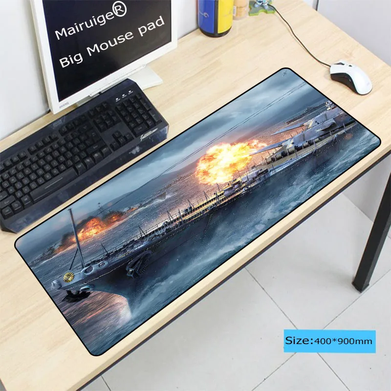 Большой игровой эргономичный коврик для мыши Mairuige 900*400*4 мм с изображением