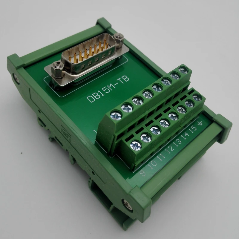 DB15 D Sub разъемы din рейка Клеммная колодка Breakout Board Female|board boy|db15 maleboard engine |