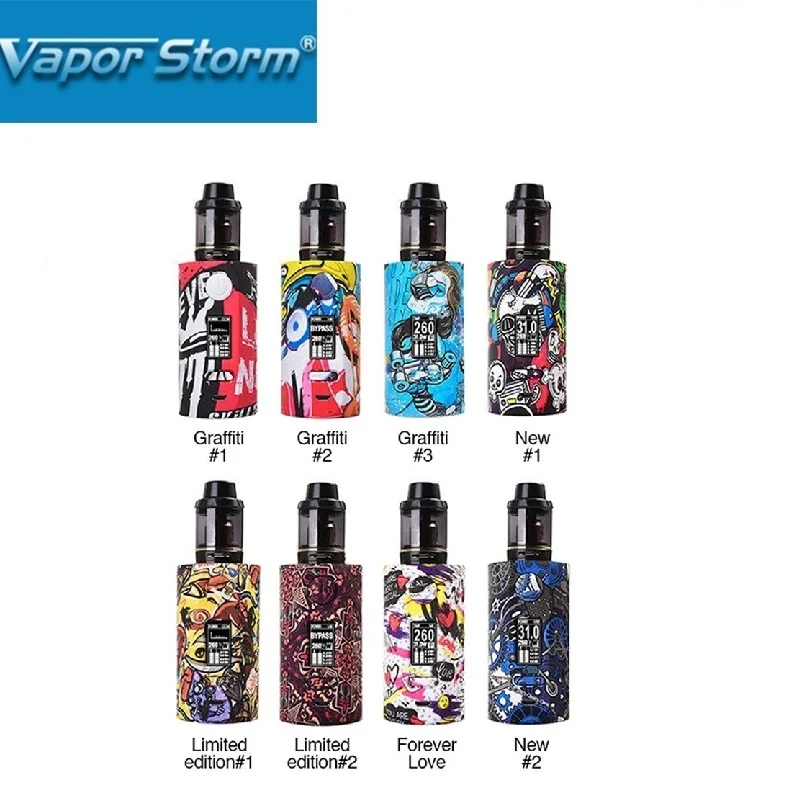 200 Вт Vapor Storm 230 TC Kit набор Пума с баком Hawk 2 мл питание от двух аккумуляторов 18650