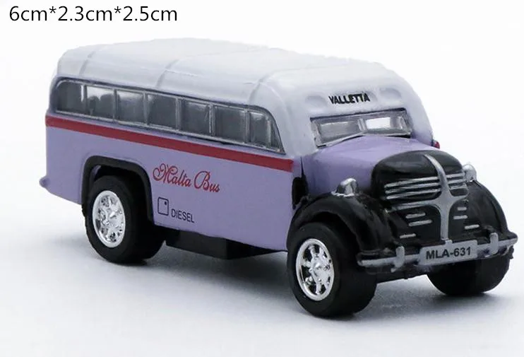 1: 64 сплава оттяните назад Модель школьного автобуса, высокая имитация Мальты игрушки «автобус», металлические ролики, развивающие игрушки транспортных средств